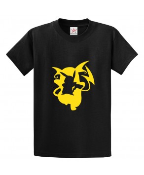 Pokemon Inspired Animated Classic Unisex Kids and Adults T-Shirt
